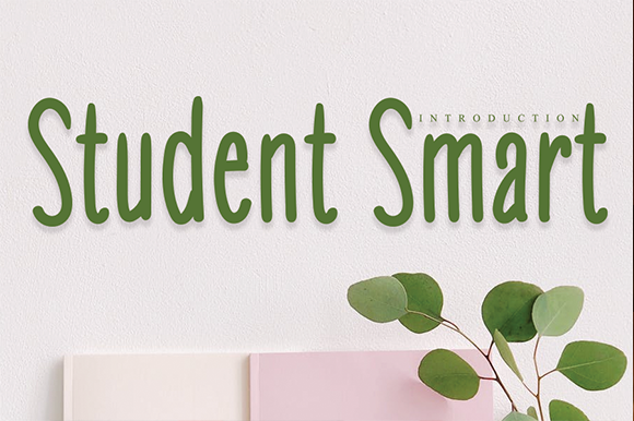 Student Smart Font Poster 1
