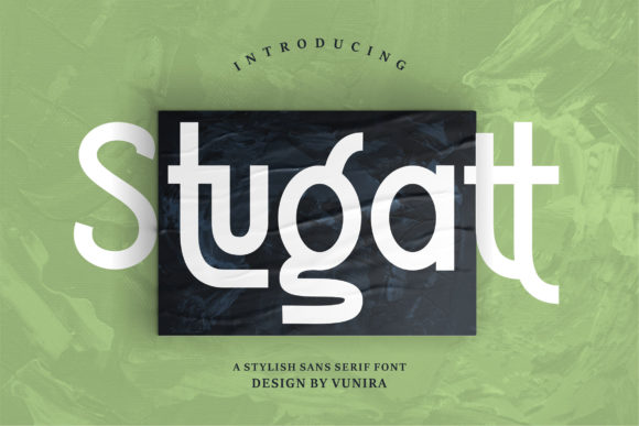 Stugatt Font Poster 1