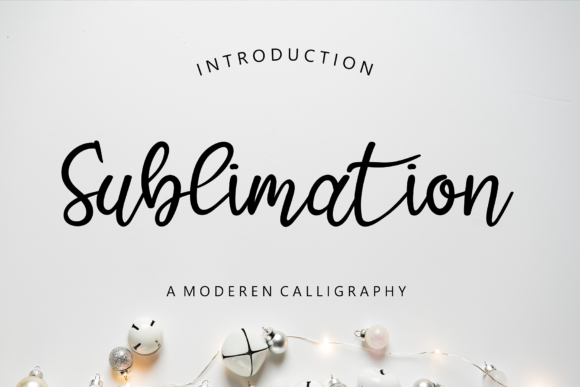 Sublimation Font Poster 1