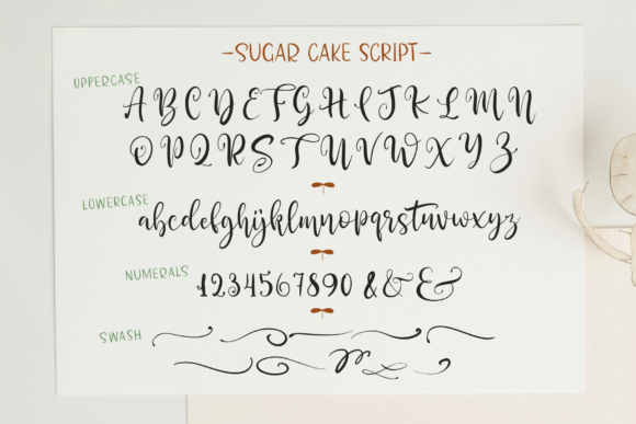 Sugar Cake Font Poster 12