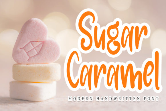 Sugar Caramel Font Poster 1