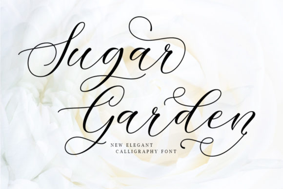 Sugar Garden Font Poster 1