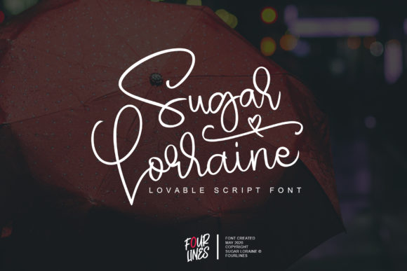 Sugar Lorraine Font Poster 1