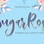 Sugar Rose Font Poster 1