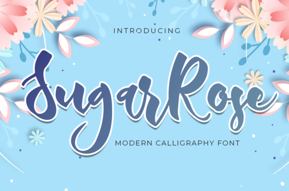 Sugar Rose Font Sugar Rose Font Poster 1
