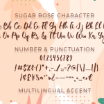 Sugar Rose Font Poster 4