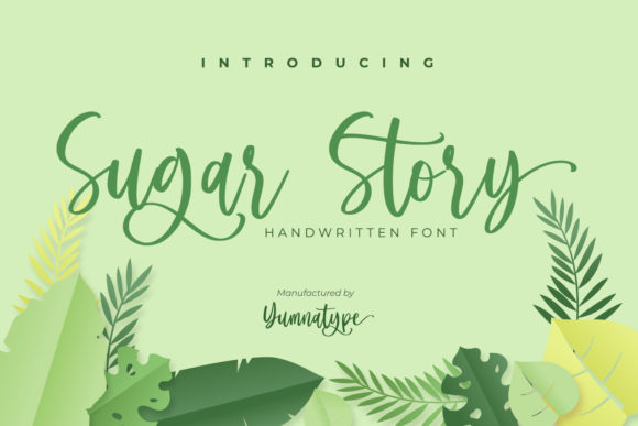Sugar Story Font Poster 1