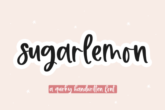 Sugarlemon Font Poster 1