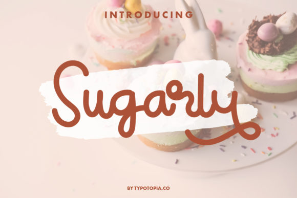 Sugarly Font Poster 1
