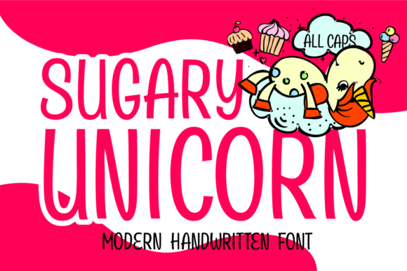 Sugary Unicorn Font Poster 1