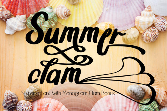 Summer Clam Font Poster 1