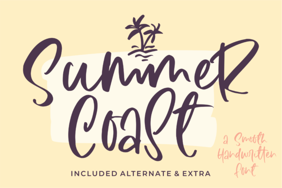 Summer Coast Font Poster 1