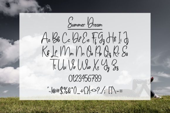 Summer Dream Font Poster 4