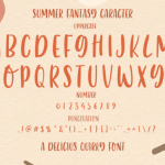Summer Fantasy Font Poster 7