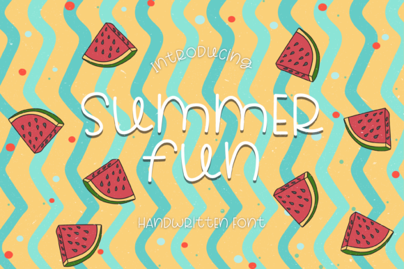 Summer Fun Font Poster 1