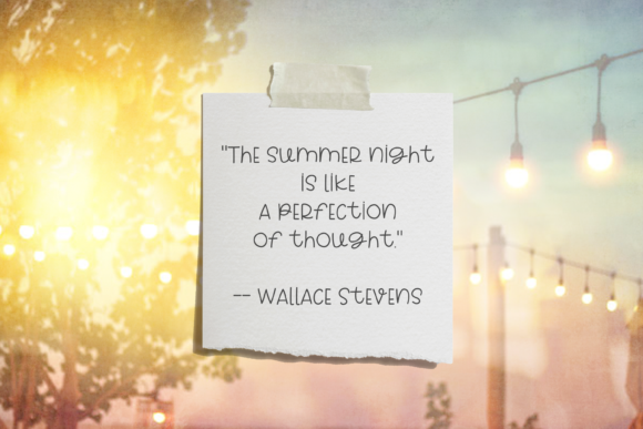 Summer Fun Font Poster 2