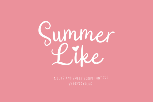 Summer Like Font Poster 1