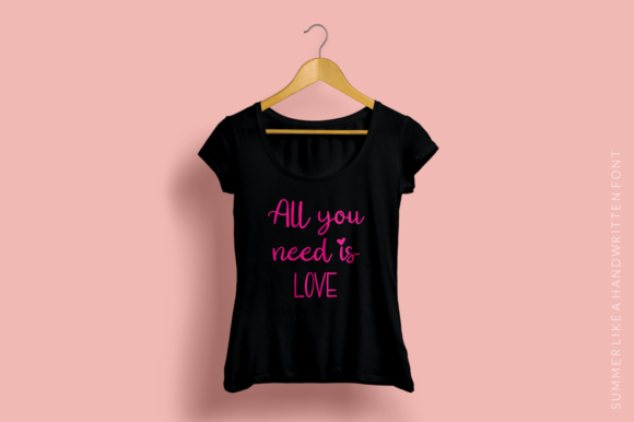 Summer Like Font Poster 7