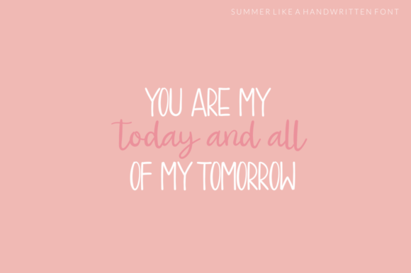 Summer Like Font Poster 9