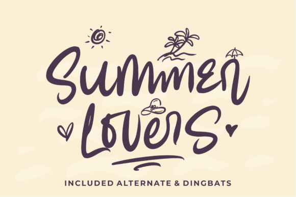 Summer Lovers Font Poster 1
