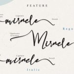 Summer Miracle Font Poster 7