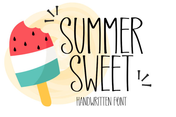 Summer Sweet Font Poster 1