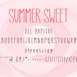 Summer Sweet Font Poster 9