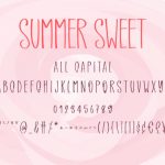 Summer Sweet Font Poster 9