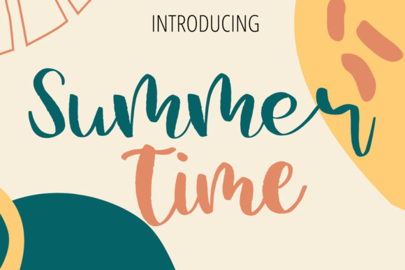 Summer Time Font Poster 1