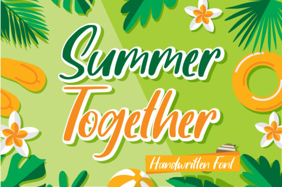Summer Together Font Poster 1