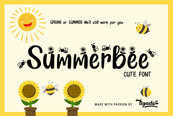 Summerbee Font Poster 1