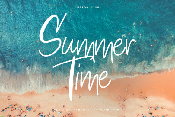 Summertime Font Poster 1