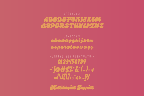 Sumringah Font Poster 4