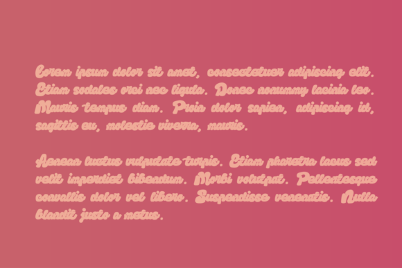 Sumringah Font Poster 6