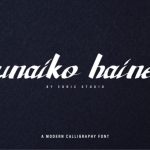 Sunaiko Haines Font Poster 2