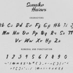 Sunaiko Haines Font Poster 5