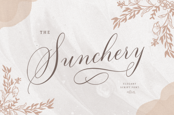Sunchery Font Poster 1