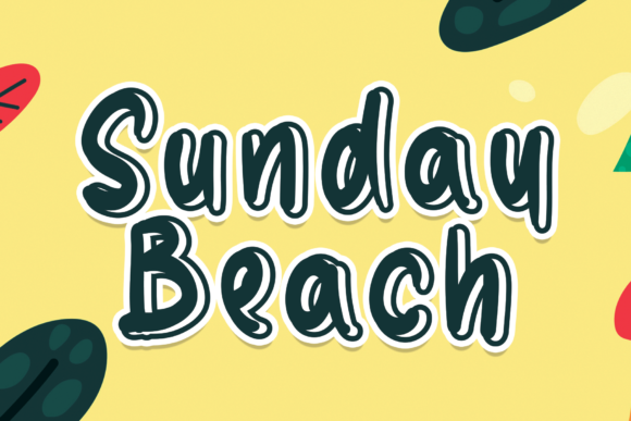 Sunday Beach Font Poster 1