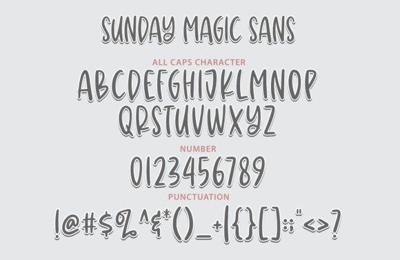 Sunday Magic Font Poster 3