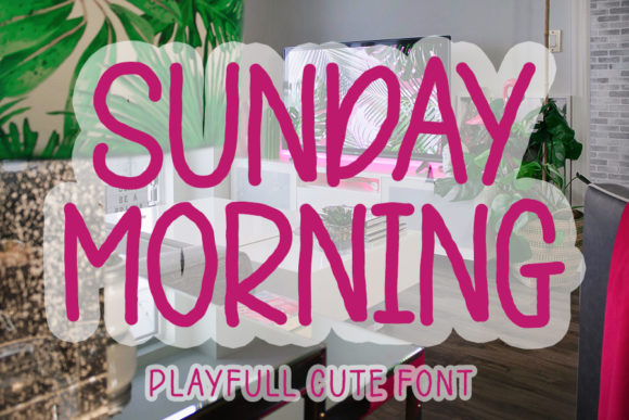 Sunday Morning Font Poster 1