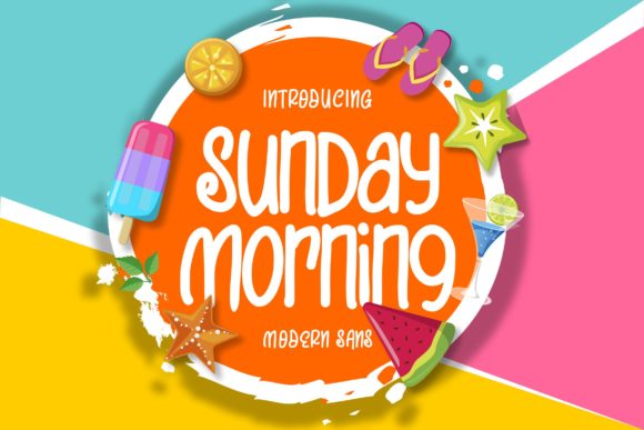 Sunday Morning Font Poster 1