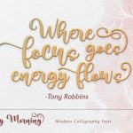 Sunday Morning Font Poster 6