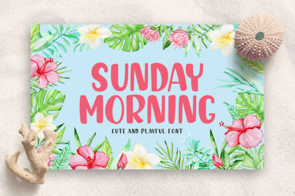 Sunday Morning Font Poster 1