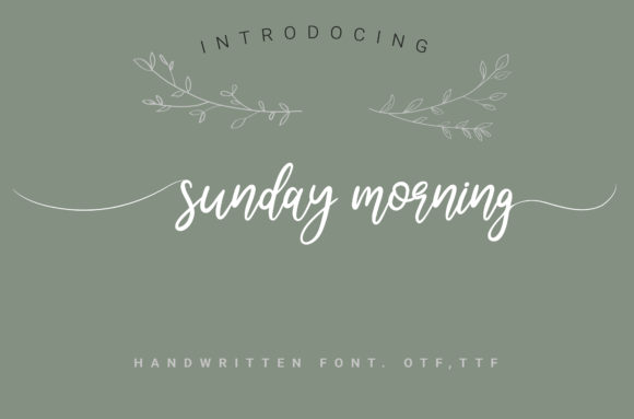 Sunday Morning Font