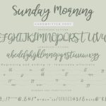 Sunday Morning Font Poster 5