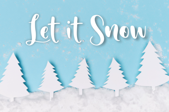 Sunday Snow Font Poster 4