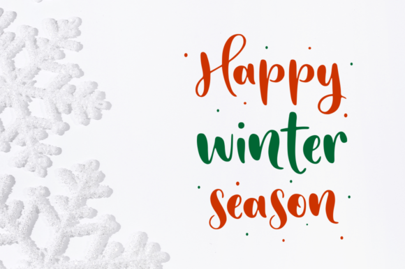 Sunday Snow Font Poster 6