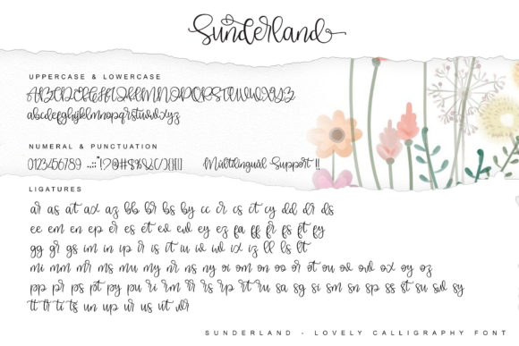Sunderland Font Poster 6