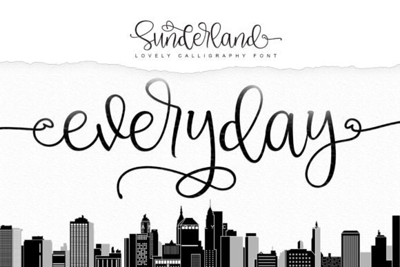 Sunderland Font Poster 10