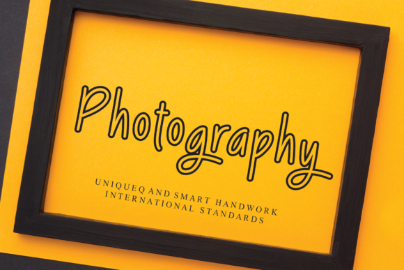 Sunflower Font Poster 5